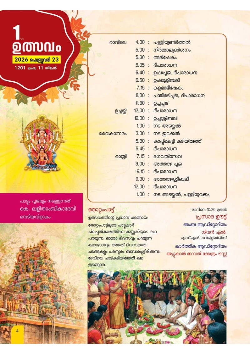 Attukal Ponkaala
Temples in Kerala
Famous temples in Kerala
Hindu Temples