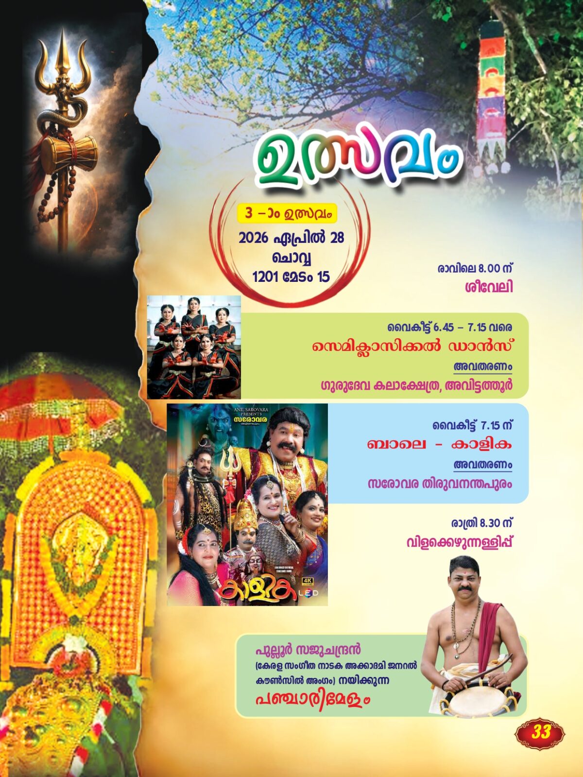 Avittathoor Mahadeva Temple, Famous Temples in Kerala, Hindu Temples